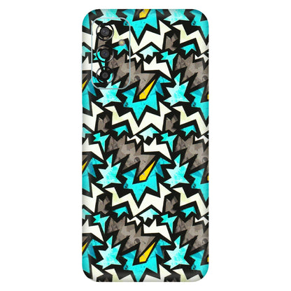 Samsung M/F/Note/Flip and C Phone Skins (All Models) - Funky Zig Zag - 3D Embossed Finish (L-223) Samsung Galaxy F13