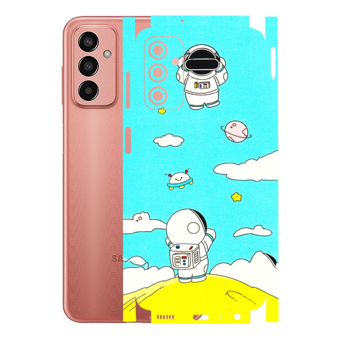 Samsung M/F/Note/Flip and C Phone Skins (All Models) - Blue Skies Astro Float - 3D Embossed Finish (L-230) Samsung Galaxy F13