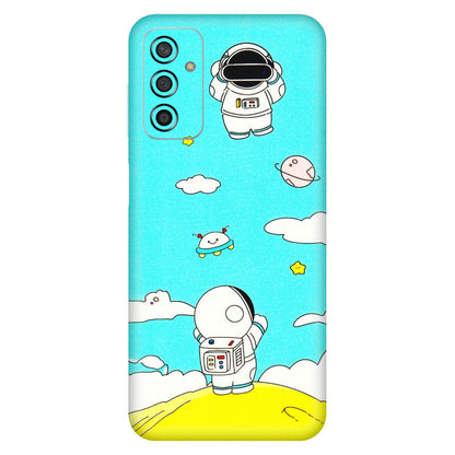 Samsung M/F/Note/Flip and C Phone Skins (All Models) - Blue Skies Astro Float - 3D Embossed Finish (L-230) Samsung Galaxy F13