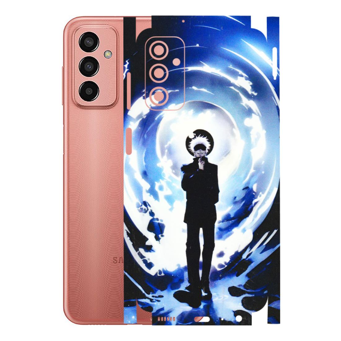 Samsung M/F/Note/Flip and C Phone Skins (All Models) - Satoru Gojo Dark Blue - 3D Embossed Finish (L-235) Samsung Galaxy F13