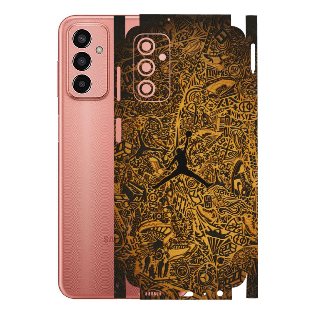 Samsung M/F/Note/Flip and C Phone Skins (All Models) - Premium Gold Basketball Player - 3D Embossed Finish (L-236) Samsung Galaxy F13