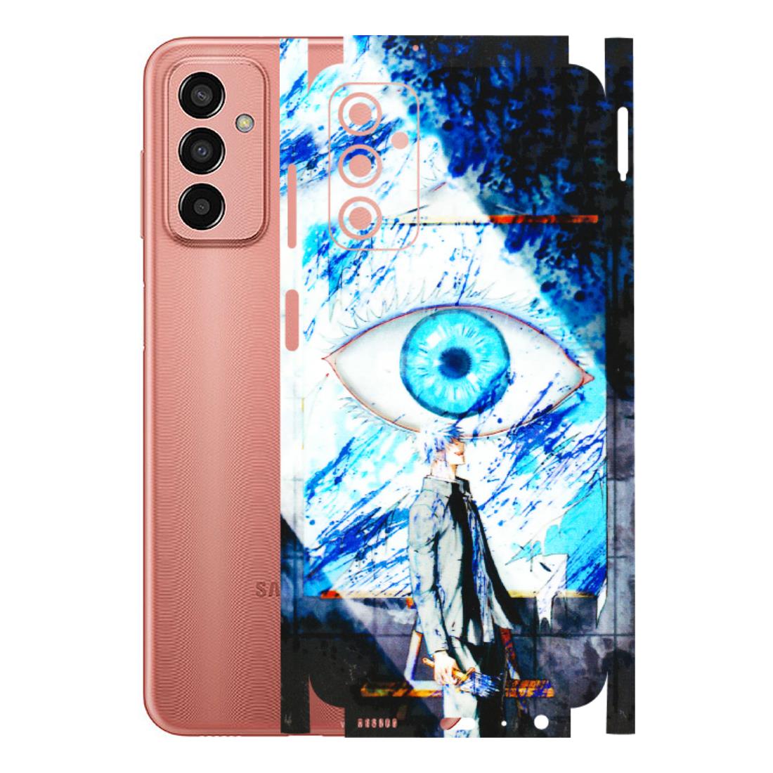 Samsung M/F/Note/Flip and C Phone Skins (All Models) - Gojo Satoru evil eye - 3D Embossed Finish (L-239) Samsung Galaxy F13