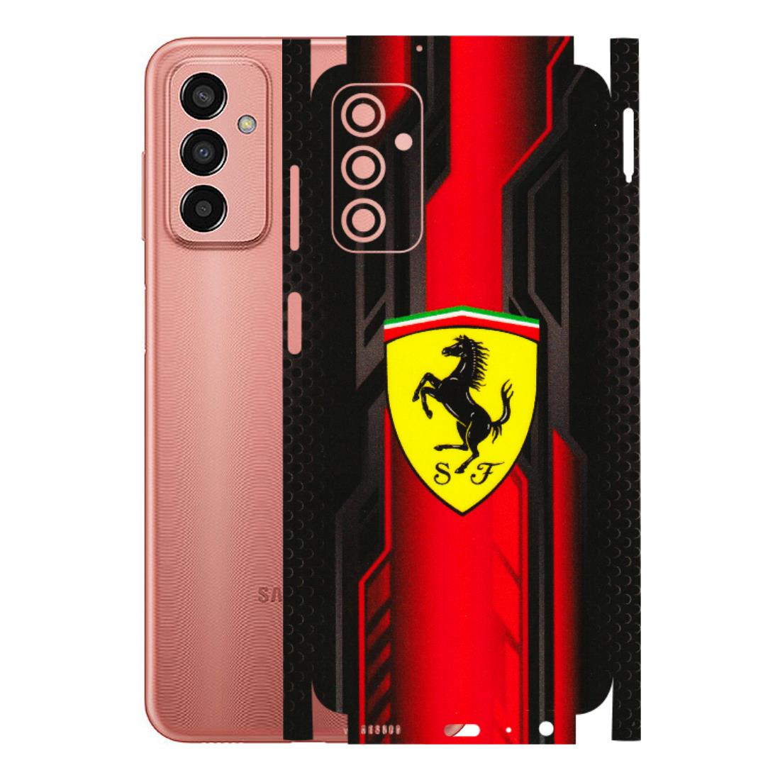 Samsung M/F/Note/Flip and C Phone Skins (All Models) - Black Ferrari Logo - 3D Embossed Finish (L-253) Samsung Galaxy F13