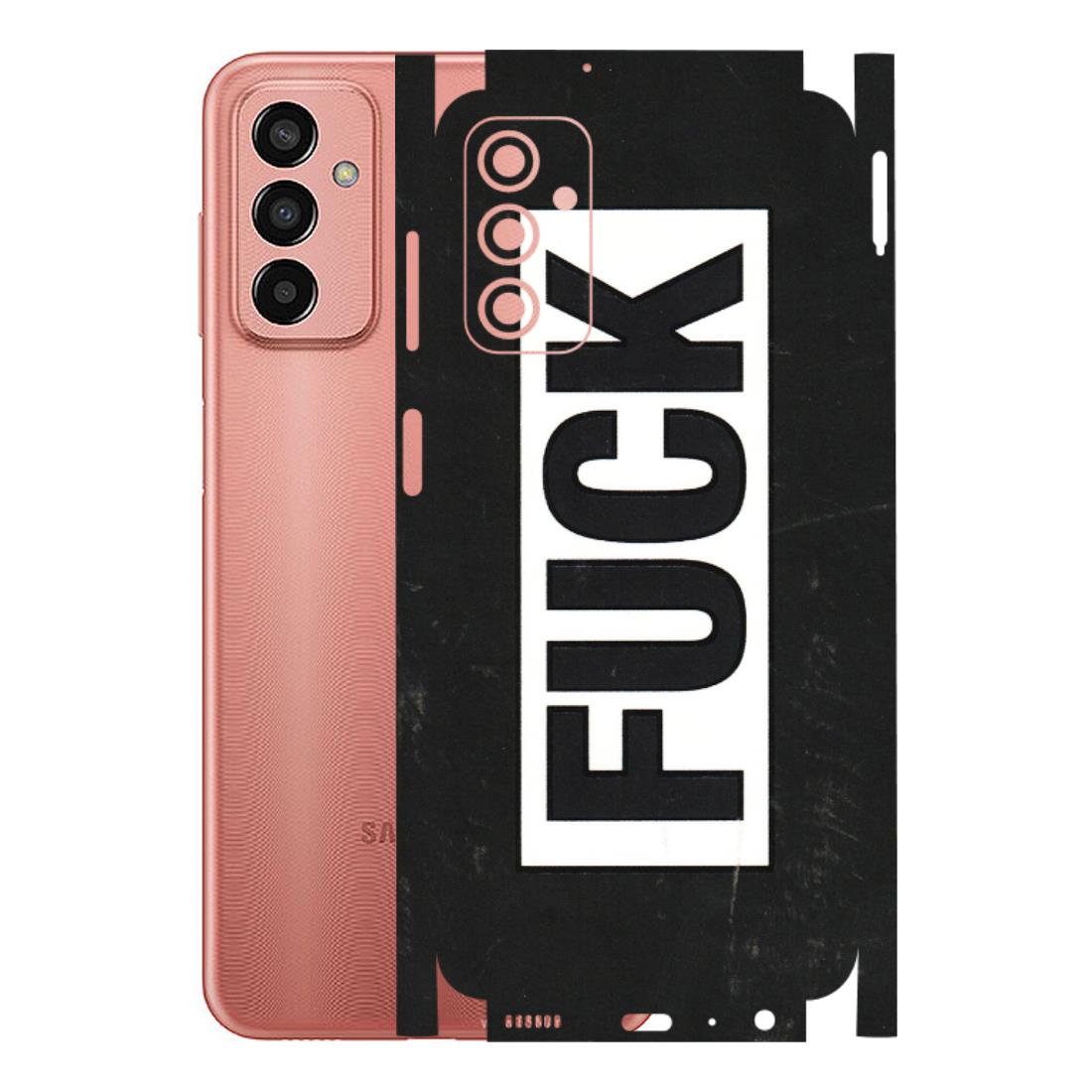 Samsung M/F/Note/Flip and C Phone Skins (All Models) - The F Word - 3D Embossed Finish (L-255) Samsung Galaxy F13