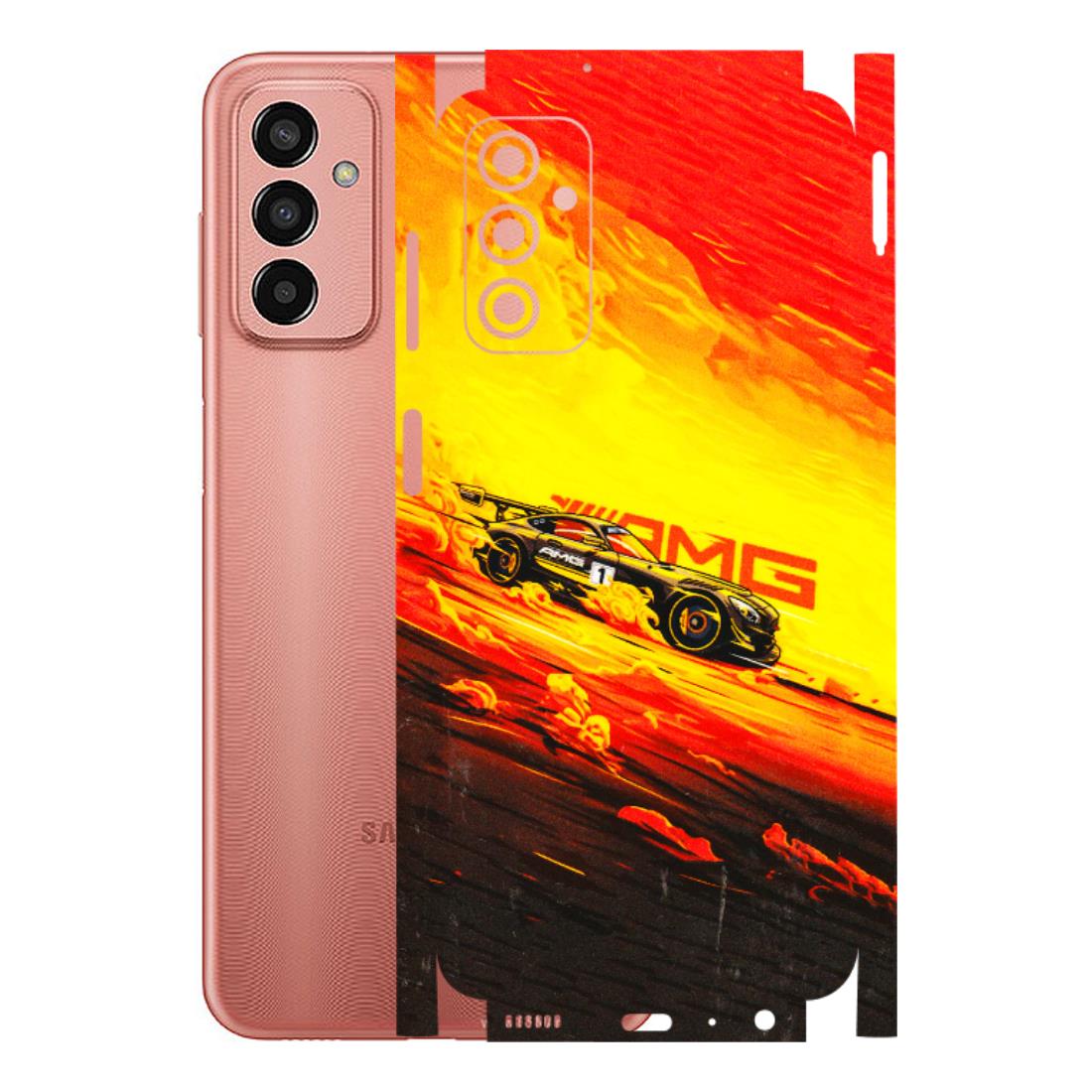 Samsung M/F/Note/Flip and C Phone Skins (All Models) - AMG Car Speed Cover - 3D Embossed Finish (L-256) Samsung Galaxy F13