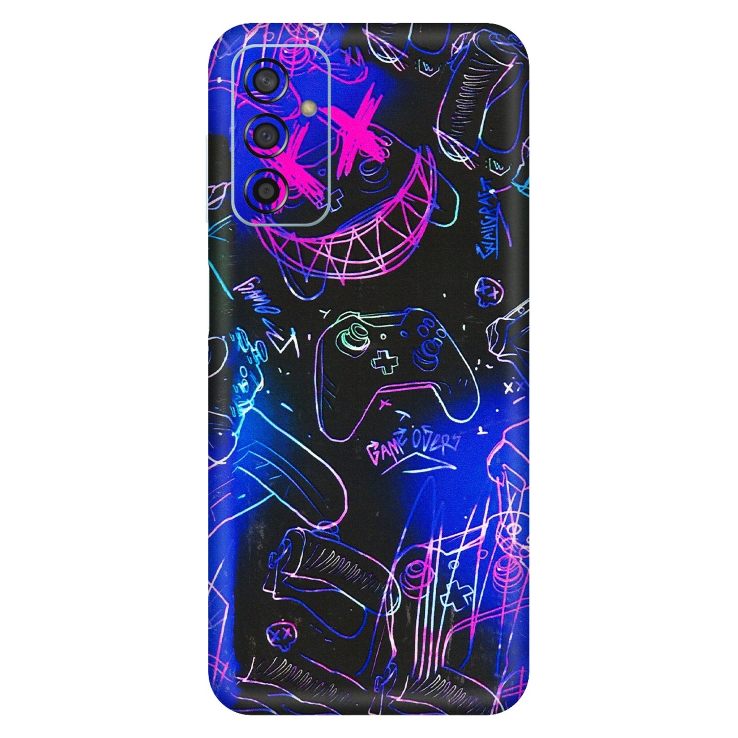 Samsung M/F/Note/Flip and C Phone Skins (All Models) - Gamers Paradise - 3D Embossed Finish (L-258) Samsung Galaxy F13