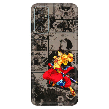 Samsung M/F/Note/Flip and C Phone Skins (All Models) - One Piece Rocket Punch Manga - 3D Embossed Finish (L-25) Samsung Galaxy F13