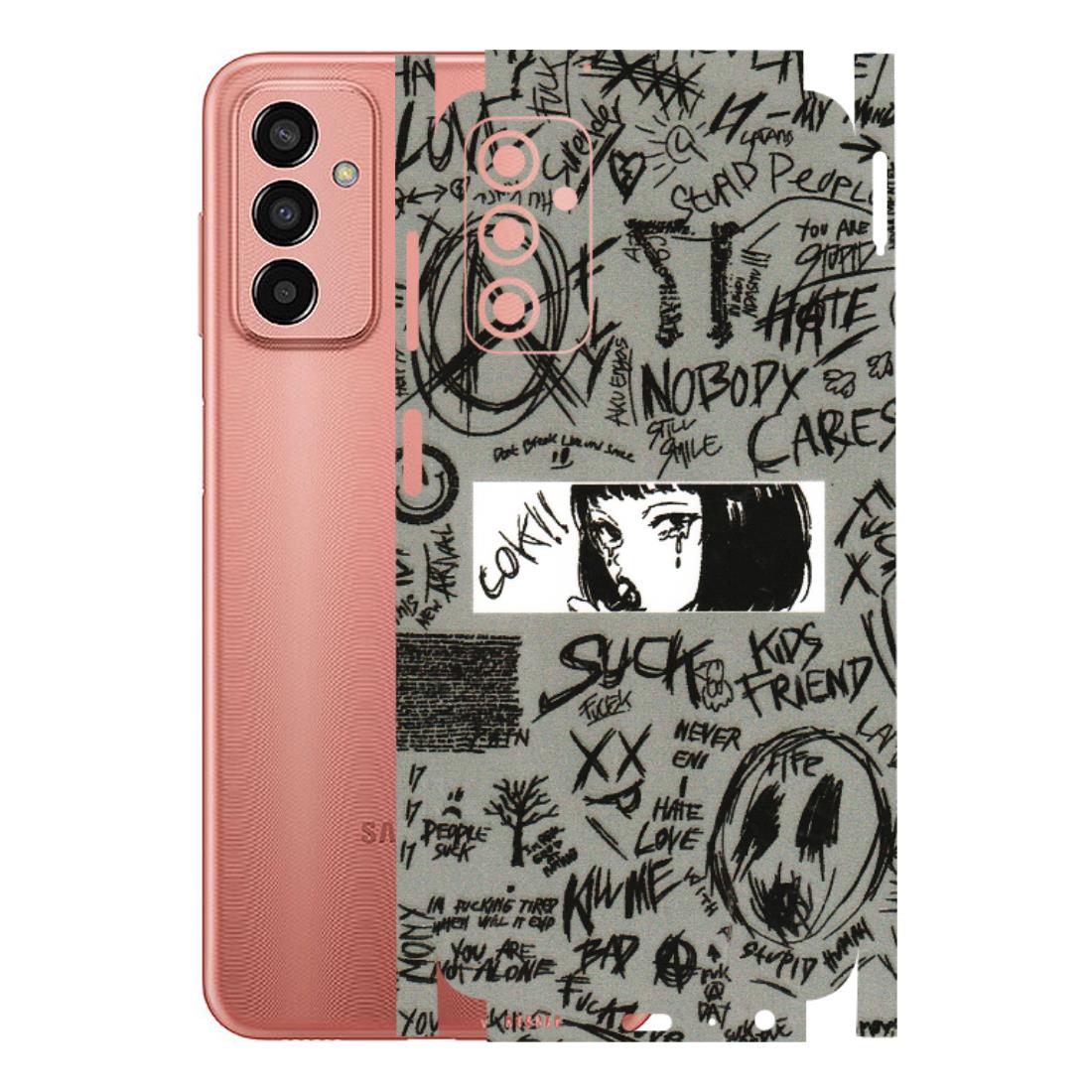 Samsung M/F/Note/Flip and C Phone Skins (All Models) - Never Have Love Anime - 3D Embossed Finish (L-260) Samsung Galaxy F13