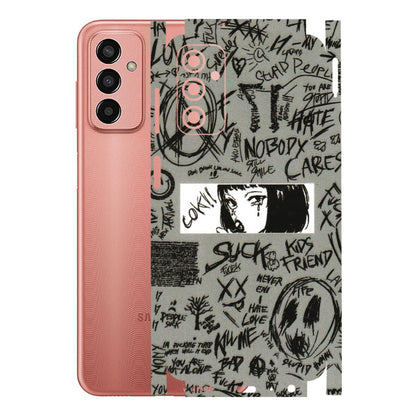 Samsung M/F/Note/Flip and C Phone Skins (All Models) - Never Have Love Anime - 3D Embossed Finish (L-260) Samsung Galaxy F13