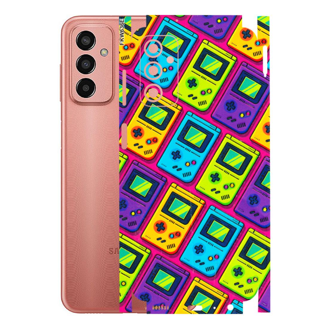 Samsung M/F/Note/Flip and C Phone Skins (All Models) - Gameboy Colourful - 3D Embossed Finish (L-266) Samsung Galaxy F13