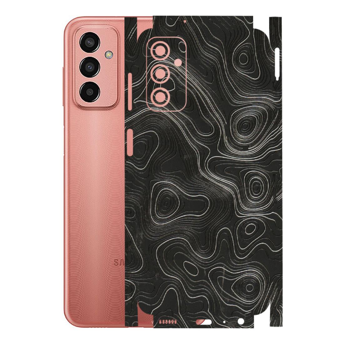 Samsung M/F/Note/Flip and C Phone Skins (All Models) - Abstract White Line Map - 3D Embossed Finish (L-269) Samsung Galaxy F13