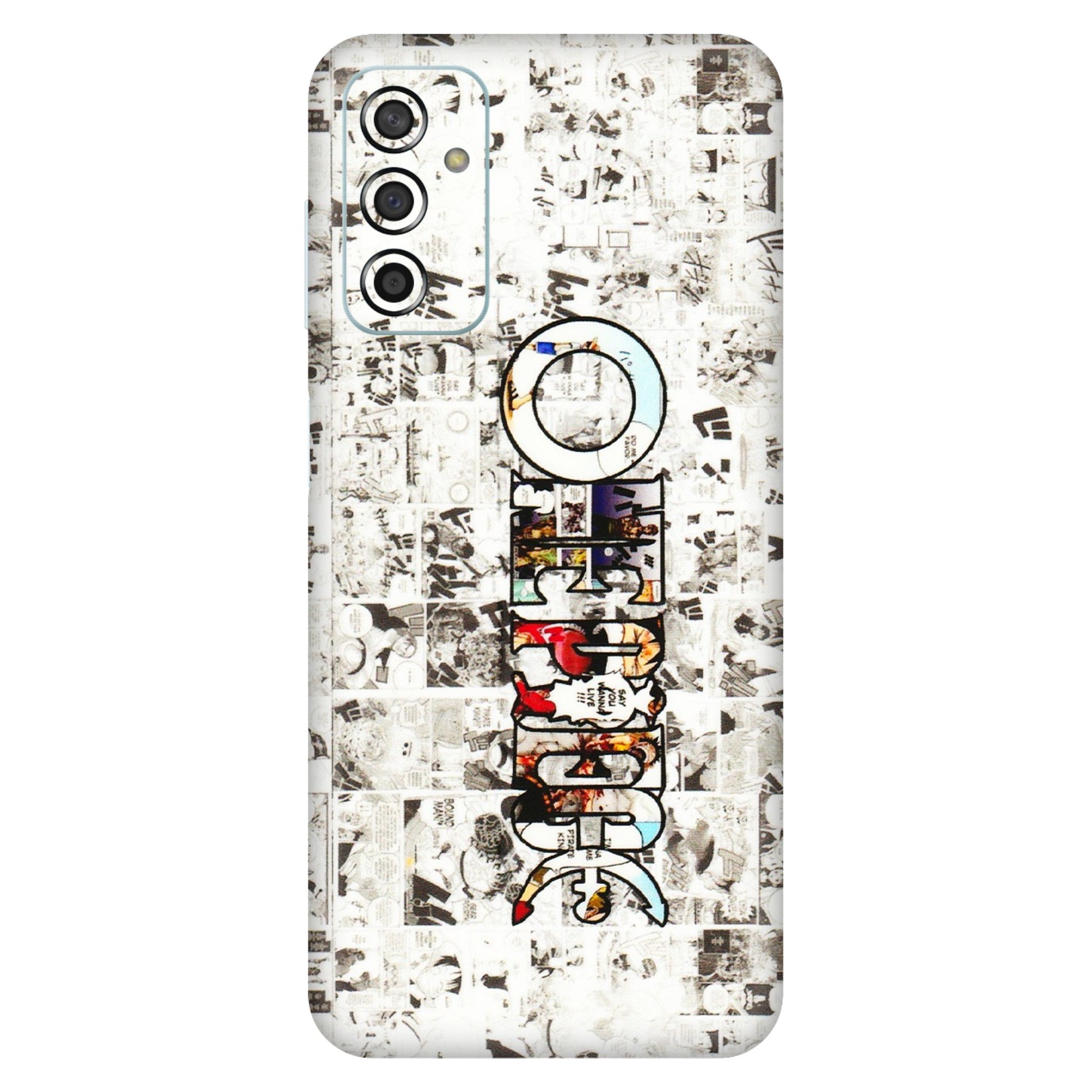 Samsung M/F/Note/Flip and C Phone Skins (All Models) - One Piece Manga - 3D Embossed Finish (L-26) Samsung Galaxy F13