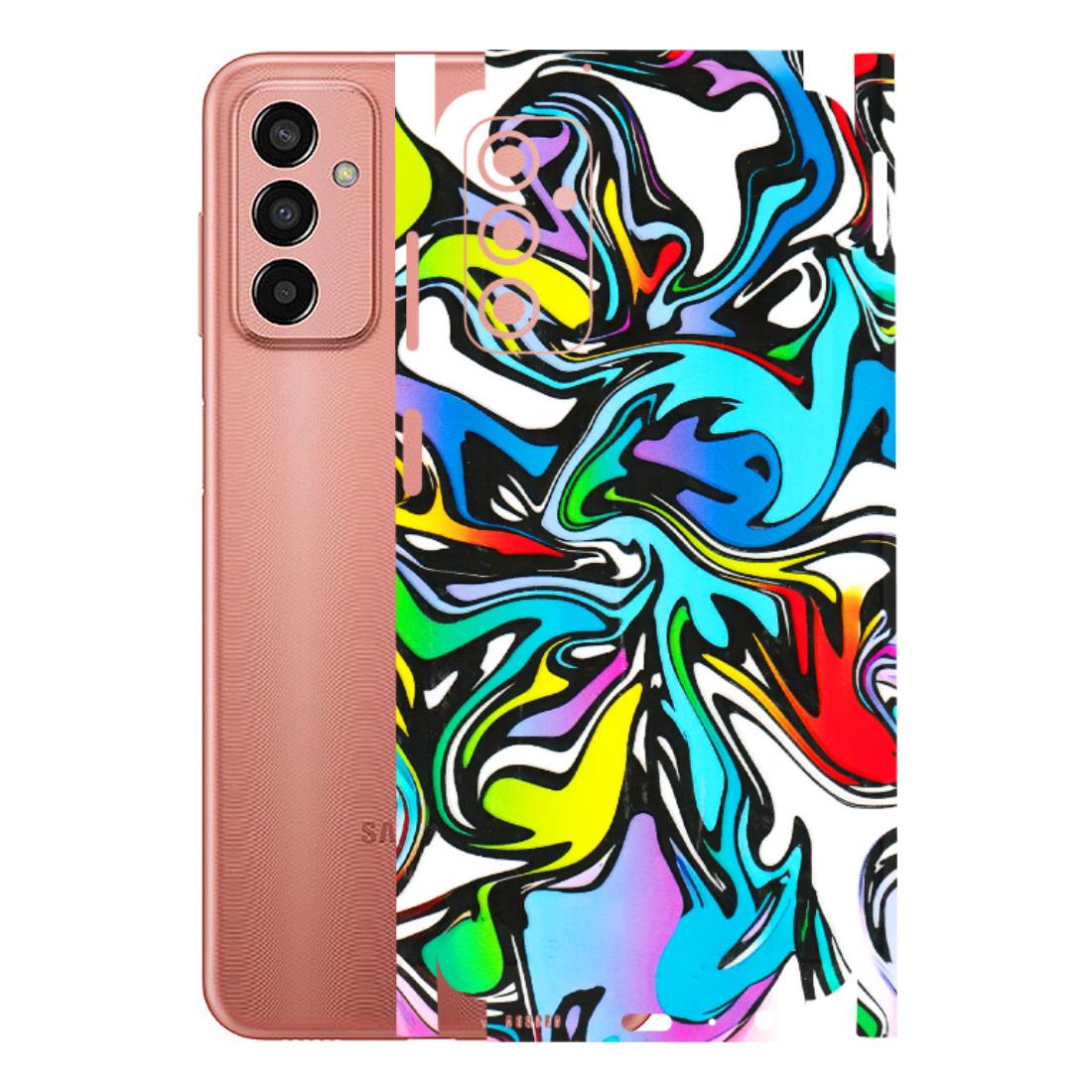 Samsung M/F/Note/Flip and C Phone Skins (All Models) - Abstract Colour Paints - 3D Embossed Finish (L-271) Samsung Galaxy F13