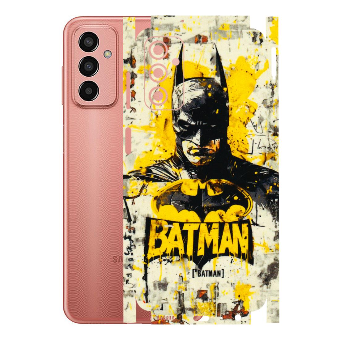 Samsung M/F/Note/Flip and C Phone Skins (All Models) - Batman Yellow BT - 3D Embossed Finish (L-304) Samsung Galaxy F13