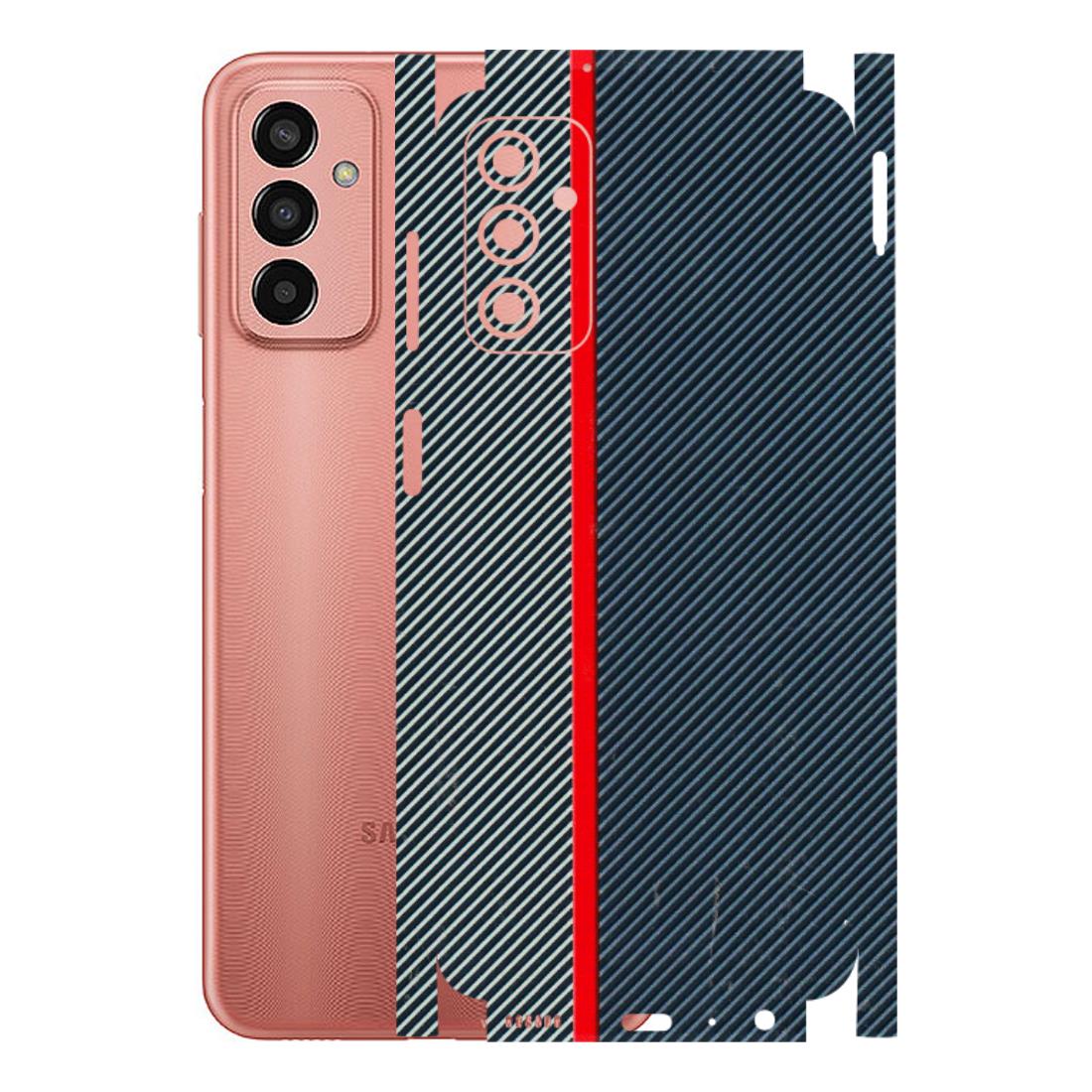 Samsung M/F/Note/Flip and C Phone Skins (All Models) - Blue Sober Lines - 3D Embossed Finish (L-305) Samsung Galaxy F13