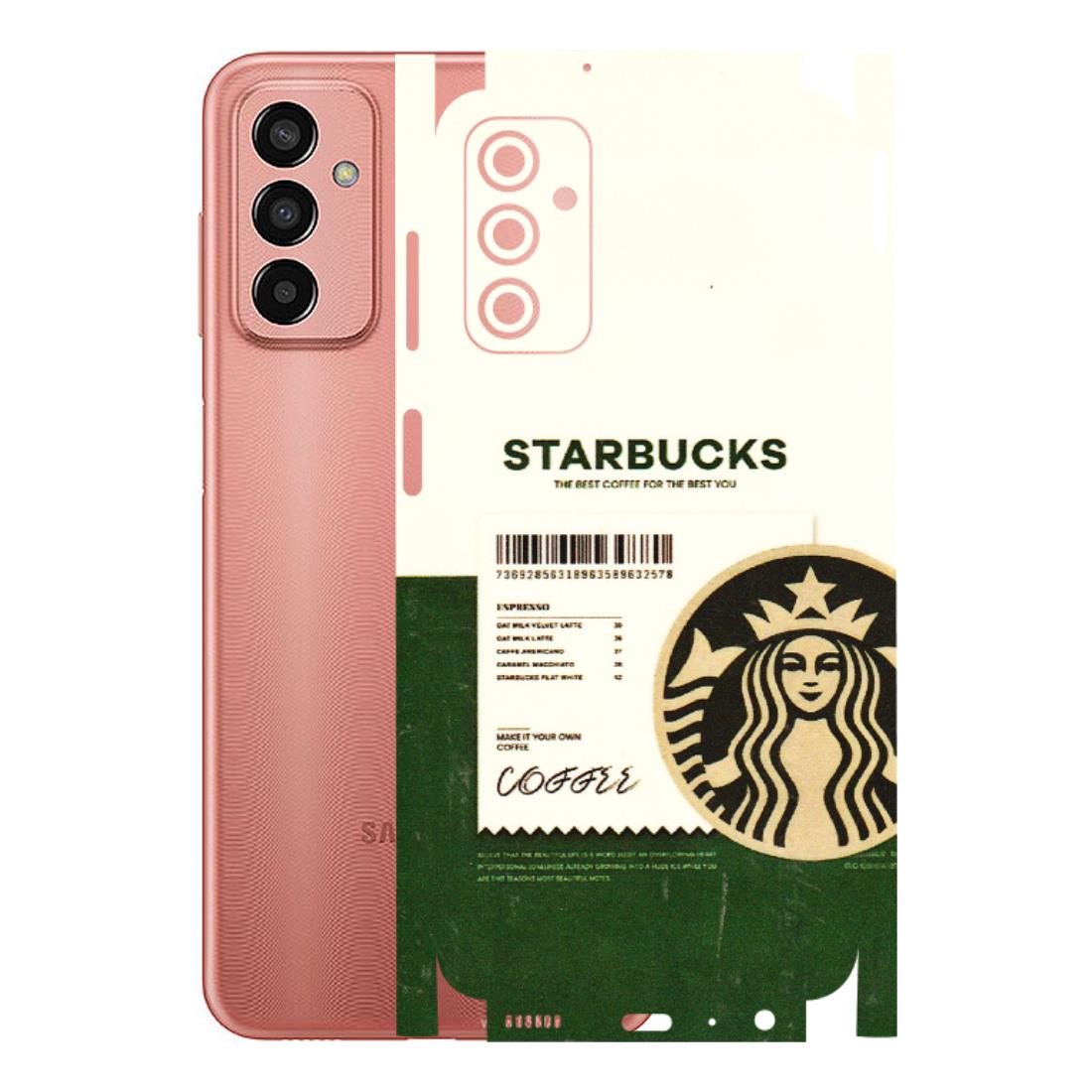 Samsung M/F/Note/Flip and C Phone Skins (All Models) - Starbucks Barcode - 3D Embossed Finish (L-308) Samsung Galaxy F13