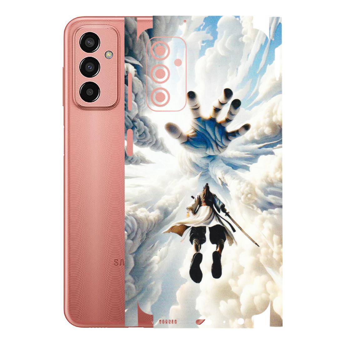 Samsung M/F/Note/Flip and C Phone Skins (All Models) - Big Hand With Monkey King - 3D Embossed Finish (L-323) Samsung Galaxy F13