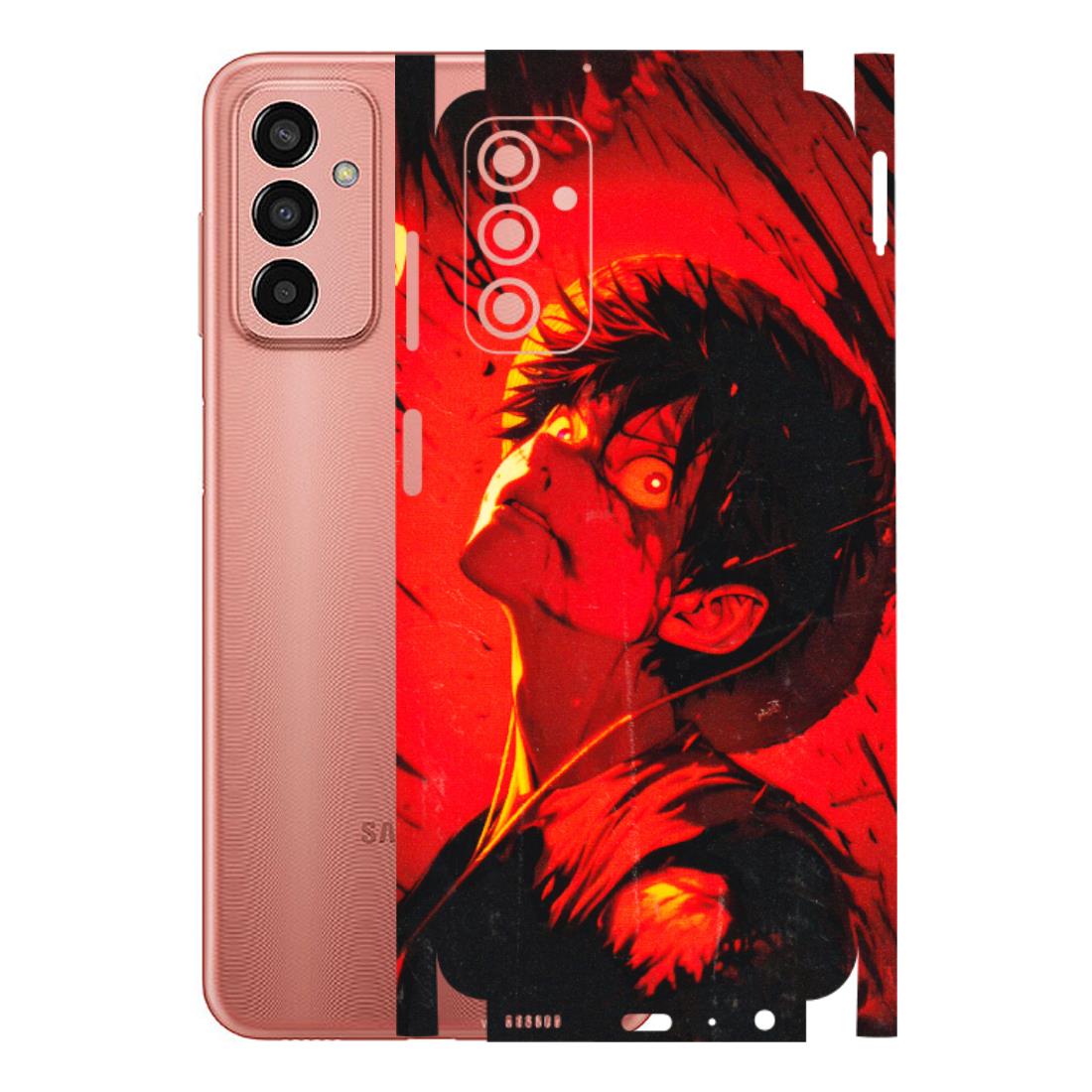 Samsung M/F/Note/Flip and C Phone Skins (All Models) - D.Luffy Power Up One Piece Anime - 3D Embossed Finish (L-326) Samsung Galaxy F13