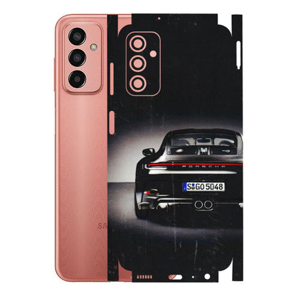 Samsung M/F/Note/Flip and C Phone Skins (All Models) - New Black Porsche GT3 - 3D Embossed Finish (L-327) Samsung Galaxy F13