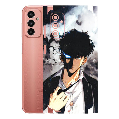Samsung M/F/Note/Flip and C Phone Skins (All Models) - Sung Jinwoo Manhwa Anime - 3D Embossed Finish (L-328) Samsung Galaxy F13