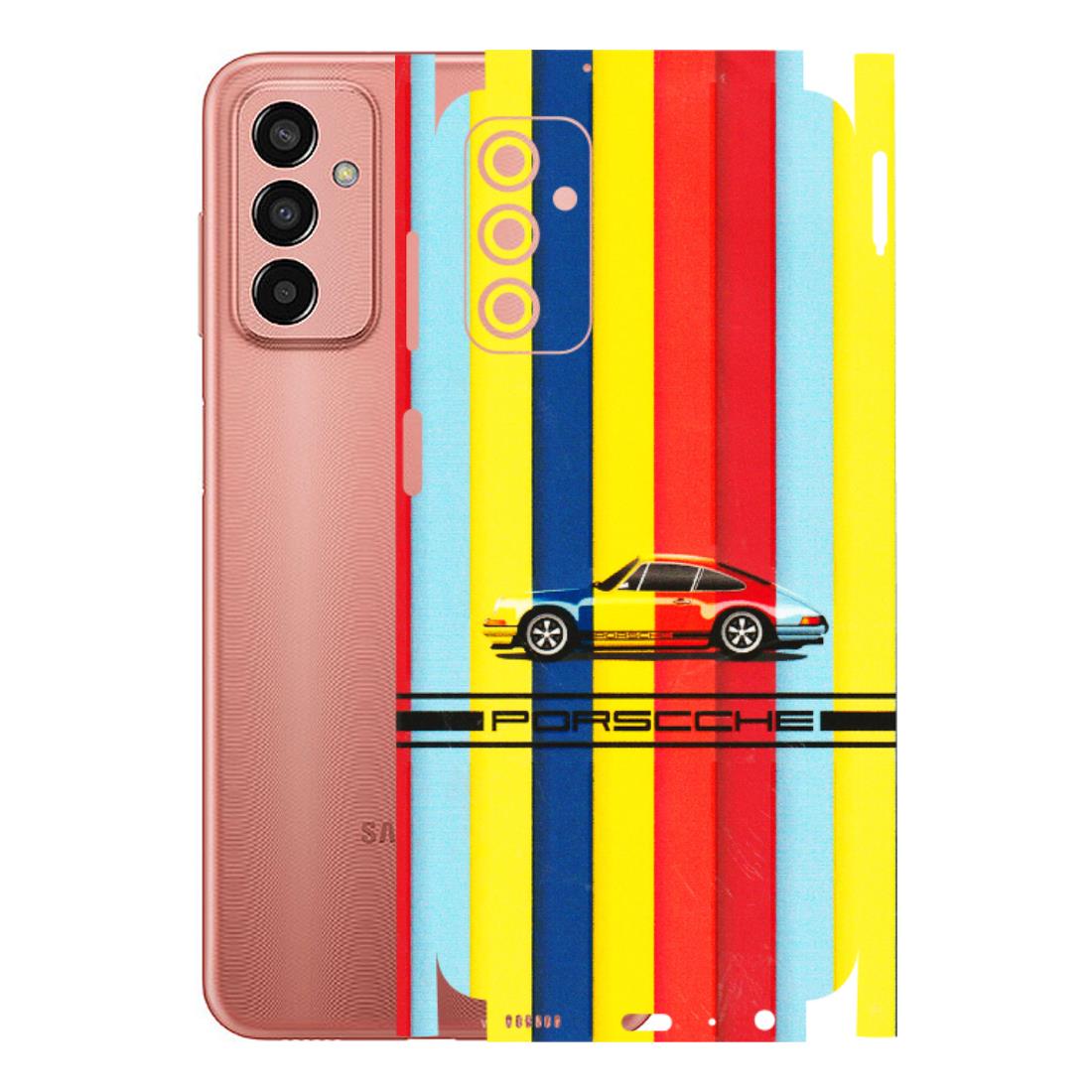 Samsung M/F/Note/Flip and C Phone Skins (All Models) - Multicolour Porche - 3D Embossed Finish (L-39) Samsung Galaxy F13