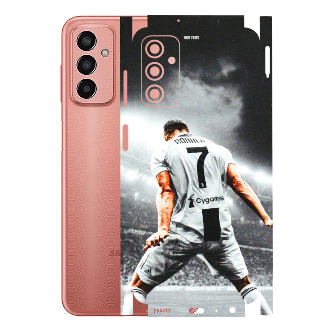 Samsung M/F/Note/Flip and C Phone Skins (All Models) - Ronaldo CR7 Crazy - 3D Embossed Finish (L-44) Samsung Galaxy F13