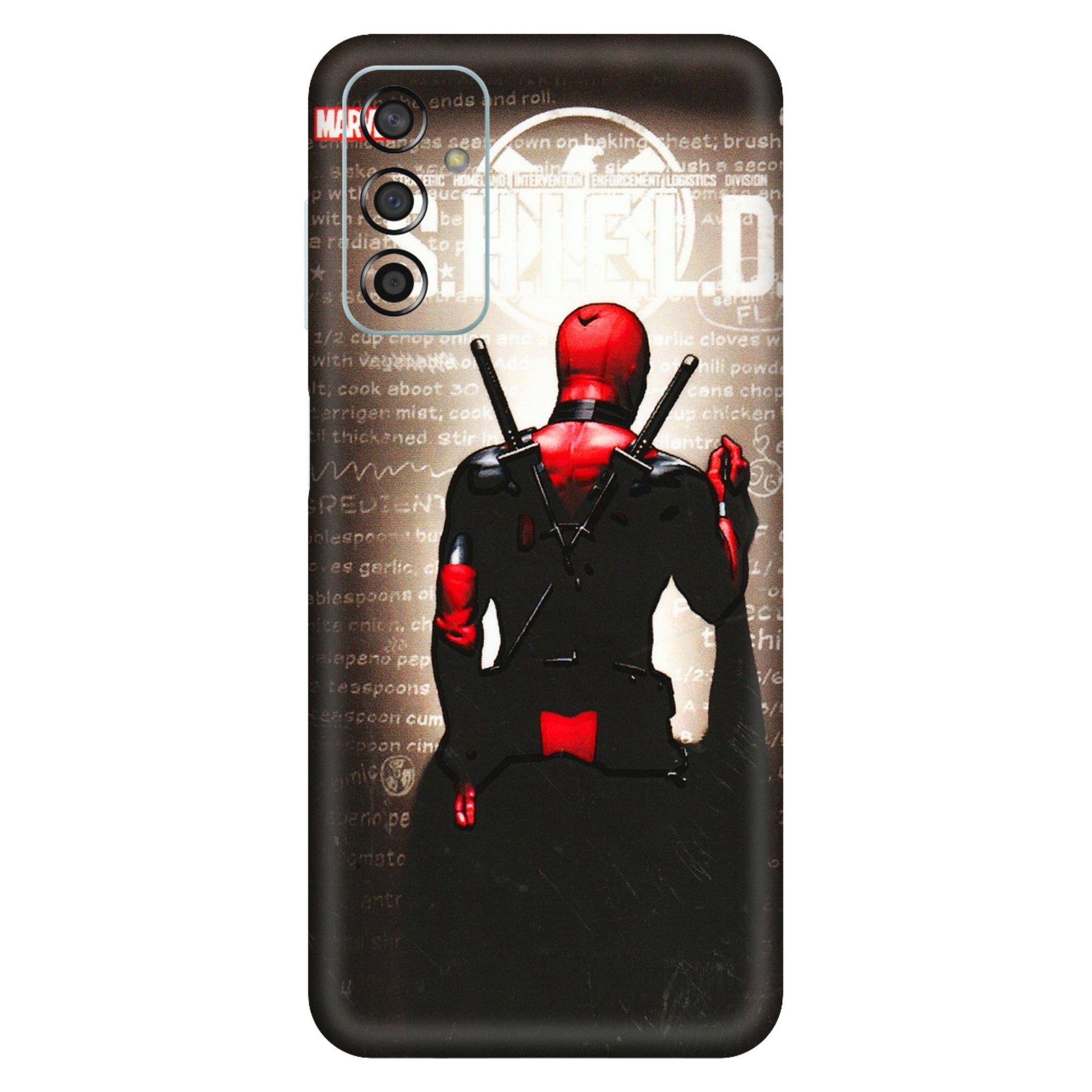 Samsung M/F/Note/Flip and C Phone Skins (All Models) - Deadpool - 3D Embossed Finish (L-56) Samsung Galaxy F13