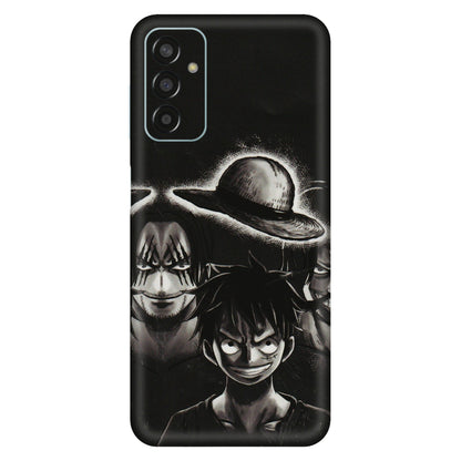 Samsung M/F/Note/Flip and C Phone Skins (All Models) - Black Luffy Hat - 3D Embossed Finish (L-57) Samsung Galaxy F13