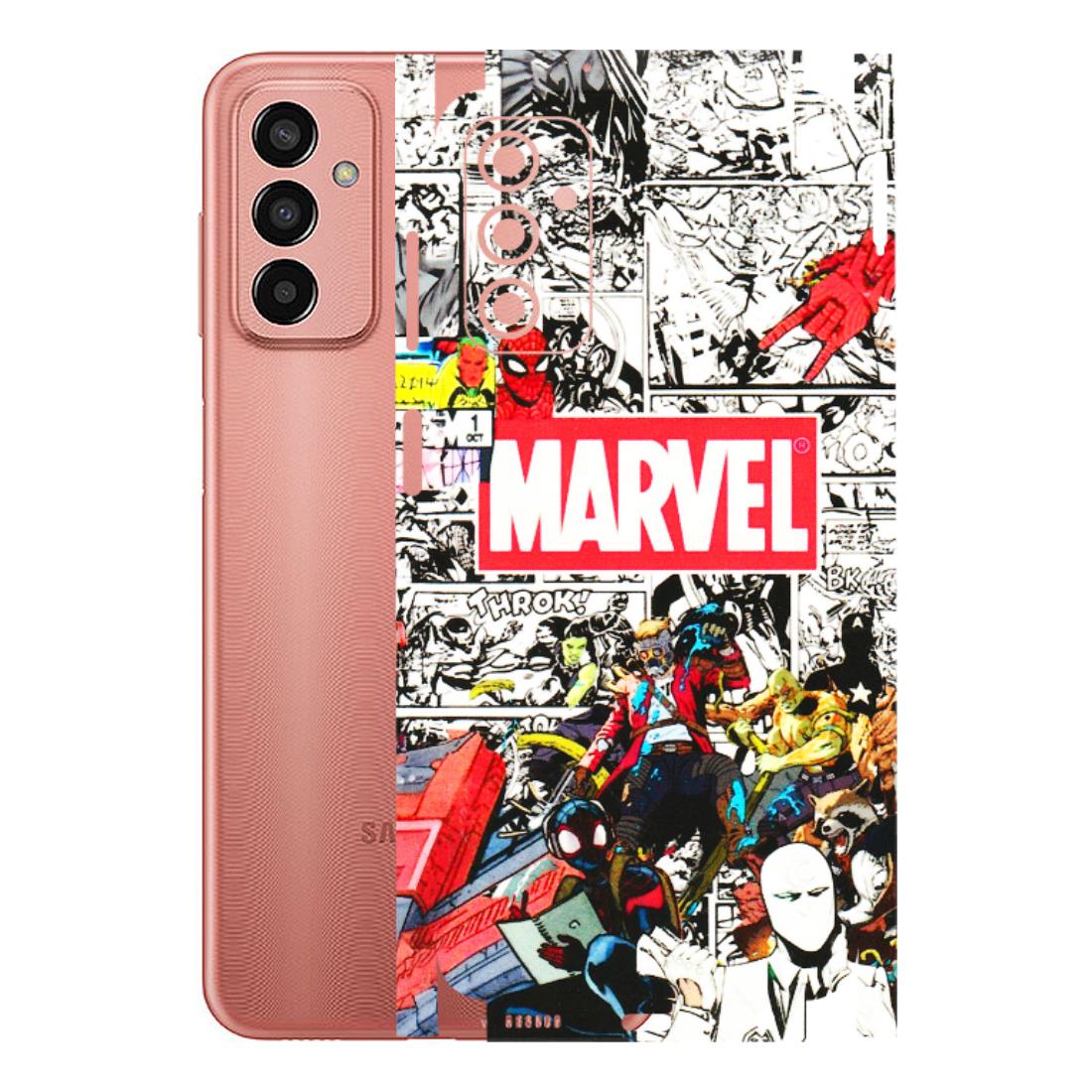 Samsung M/F/Note/Flip and C Phone Skins (All Models) - Marvel Colorful Comic - 3D Embossed Finish (L-64) Samsung Galaxy F13