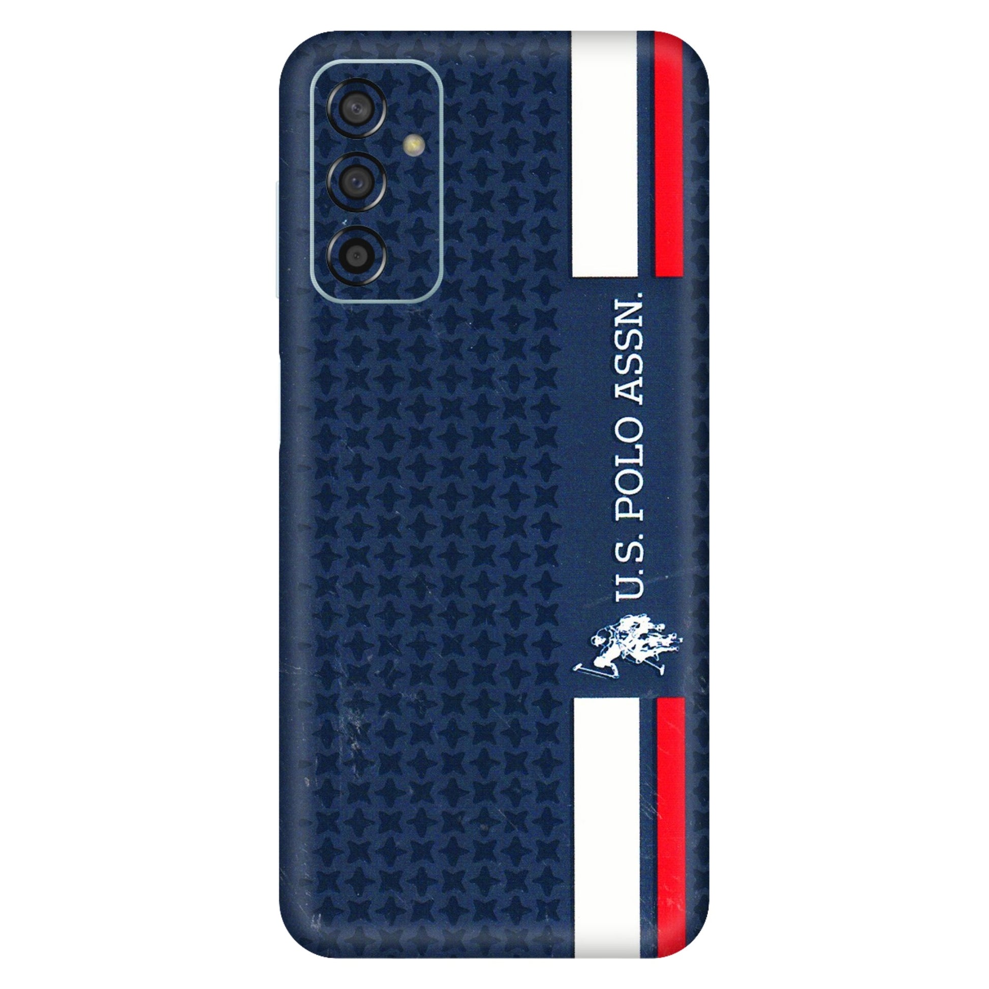 Samsung M/F/Note/Flip and C Phone Skins (All Models) - US POLO Designer Brand - 3D Embossed Finish (L-65) Samsung Galaxy F13