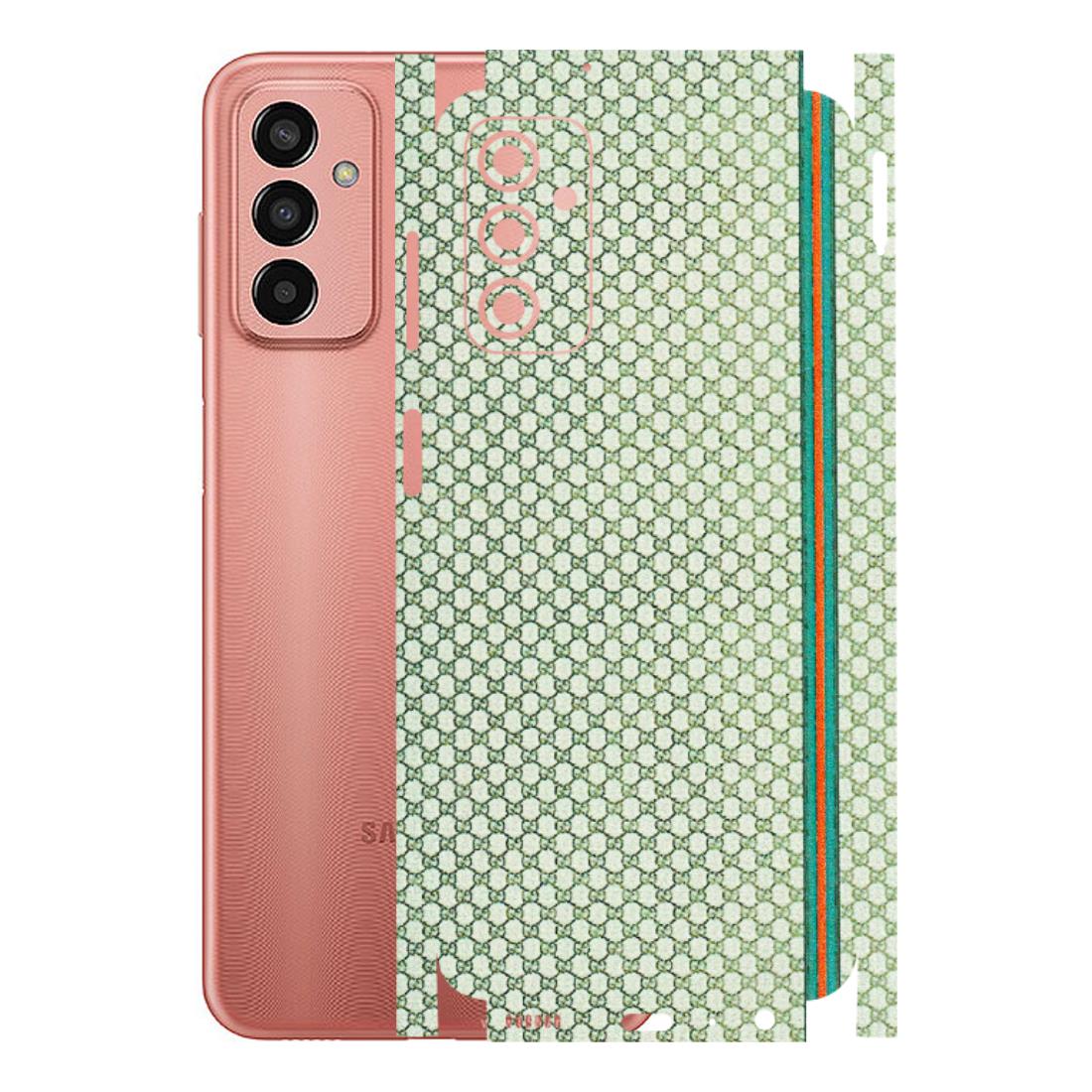 Samsung M/F/Note/Flip and C Phone Skins (All Models) - Gucci Fabric Pattern - 3D Embossed Finish (L-73) Samsung Galaxy F13