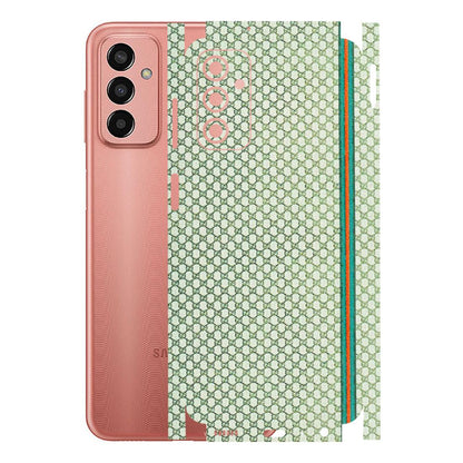 Samsung M/F/Note/Flip and C Phone Skins (All Models) - Gucci Fabric Pattern - 3D Embossed Finish (L-73) Samsung Galaxy F13