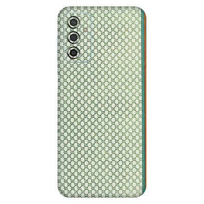 Samsung M/F/Note/Flip and C Phone Skins (All Models) - Gucci Fabric Pattern - 3D Embossed Finish (L-73) Samsung Galaxy F13