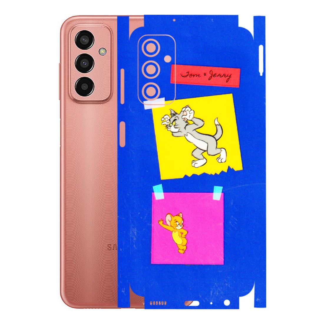 Samsung M/F/Note/Flip and C Phone Skins (All Models) - Tom N Jerry Sticky Notes - 3D Embossed Finish (L-88) Samsung Galaxy F13