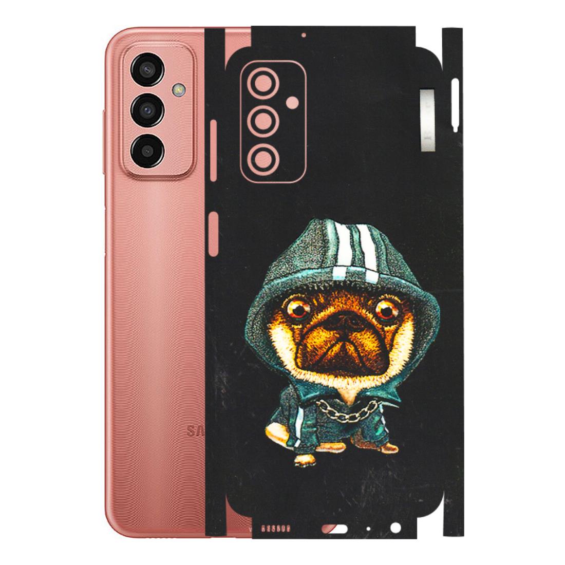 Samsung M/F/Note/Flip and C Phone Skins (All Models) - Puppy N Hoodie - 3D Embossed Finish (L-90) Samsung Galaxy F13