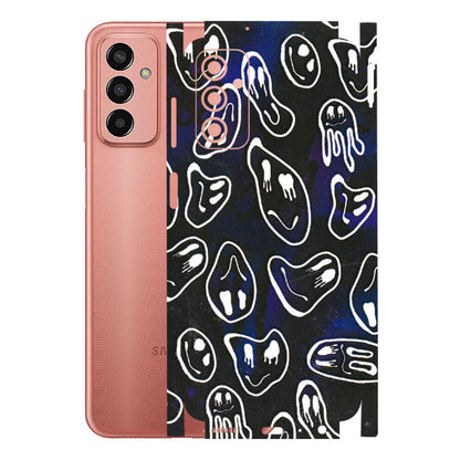 Samsung M/F/Note/Flip and C Phone Skins (All Models) - Distorted Smileys - 3D Embossed Finish (L-92) Samsung Galaxy F13