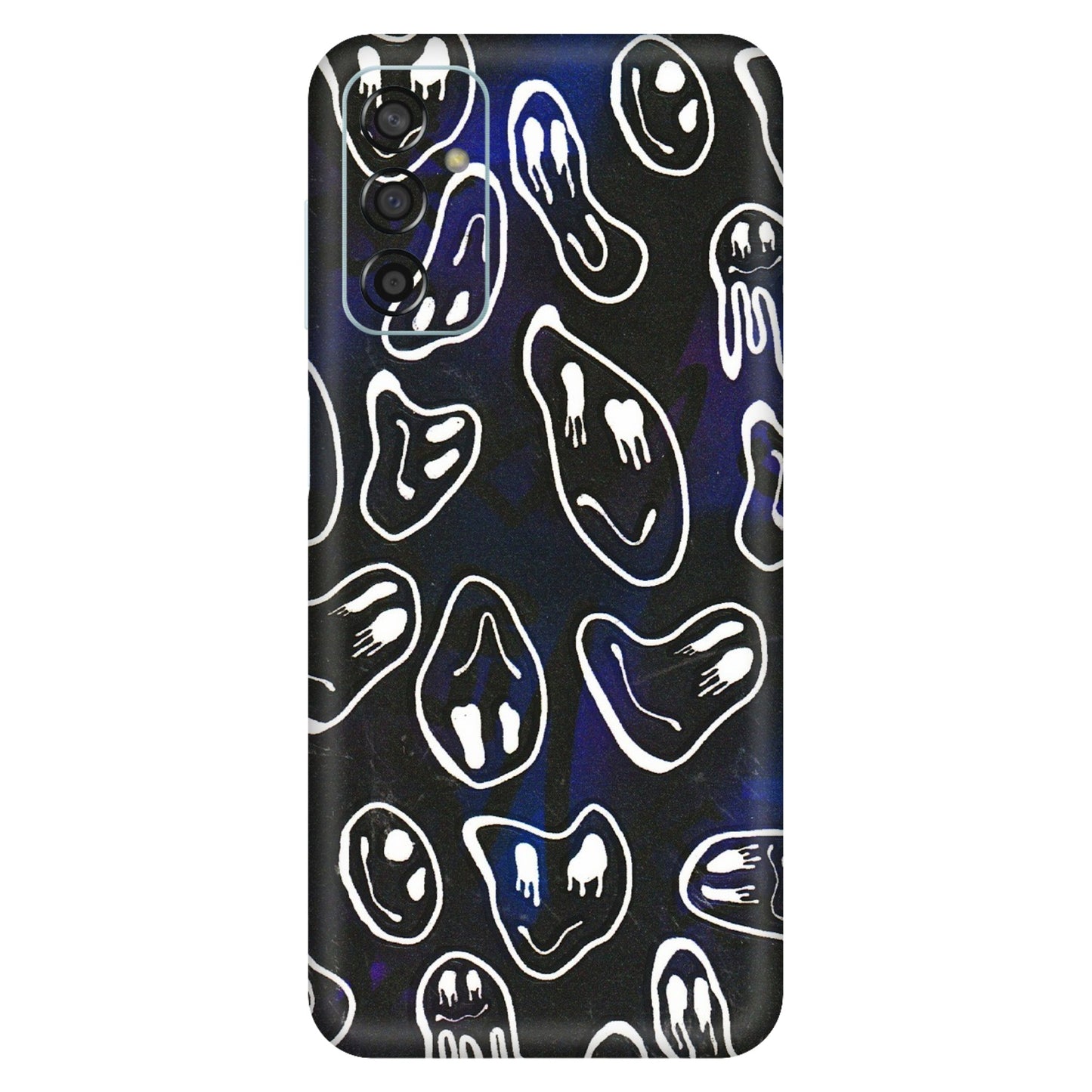 Samsung M/F/Note/Flip and C Phone Skins (All Models) - Distorted Smileys - 3D Embossed Finish (L-92) Samsung Galaxy F13