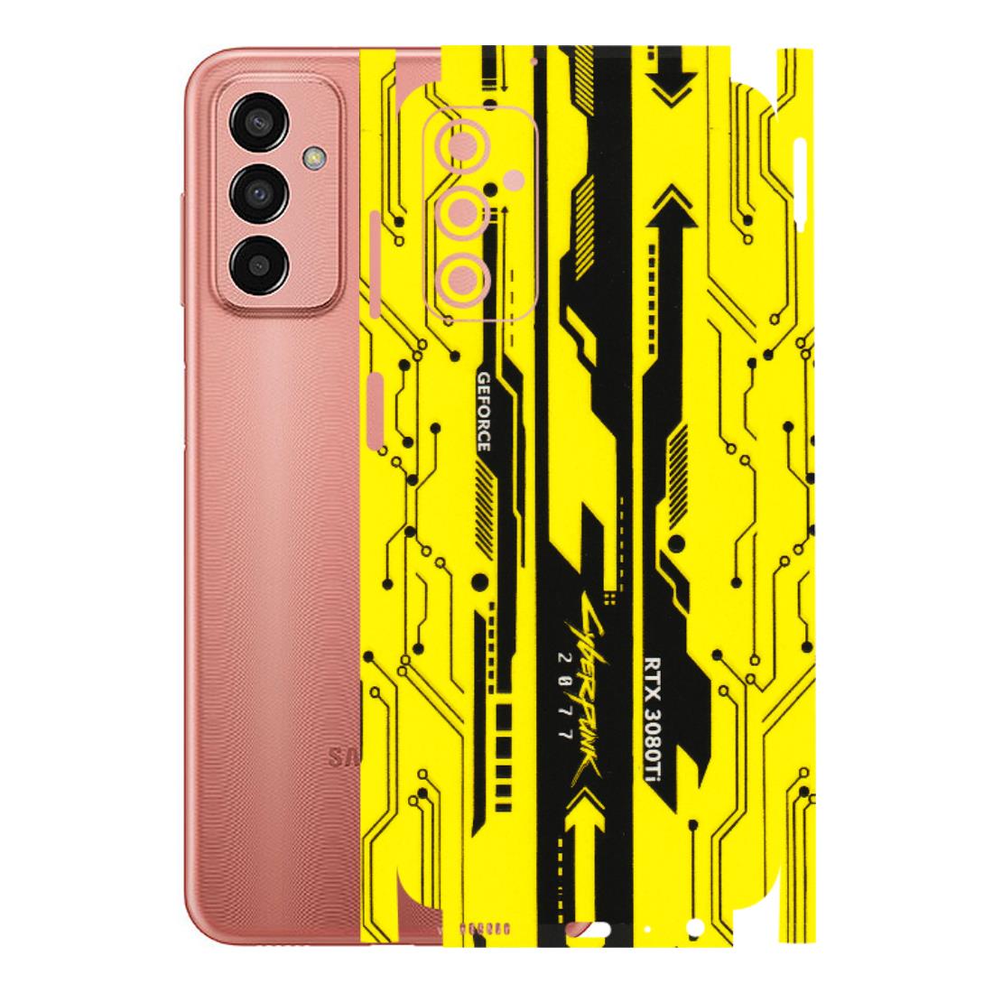 Samsung M/F/Note/Flip and C Phone Skins (All Models) - Yellow Cyberpunk - 3D Embossed Finish (L-93) Samsung Galaxy F13