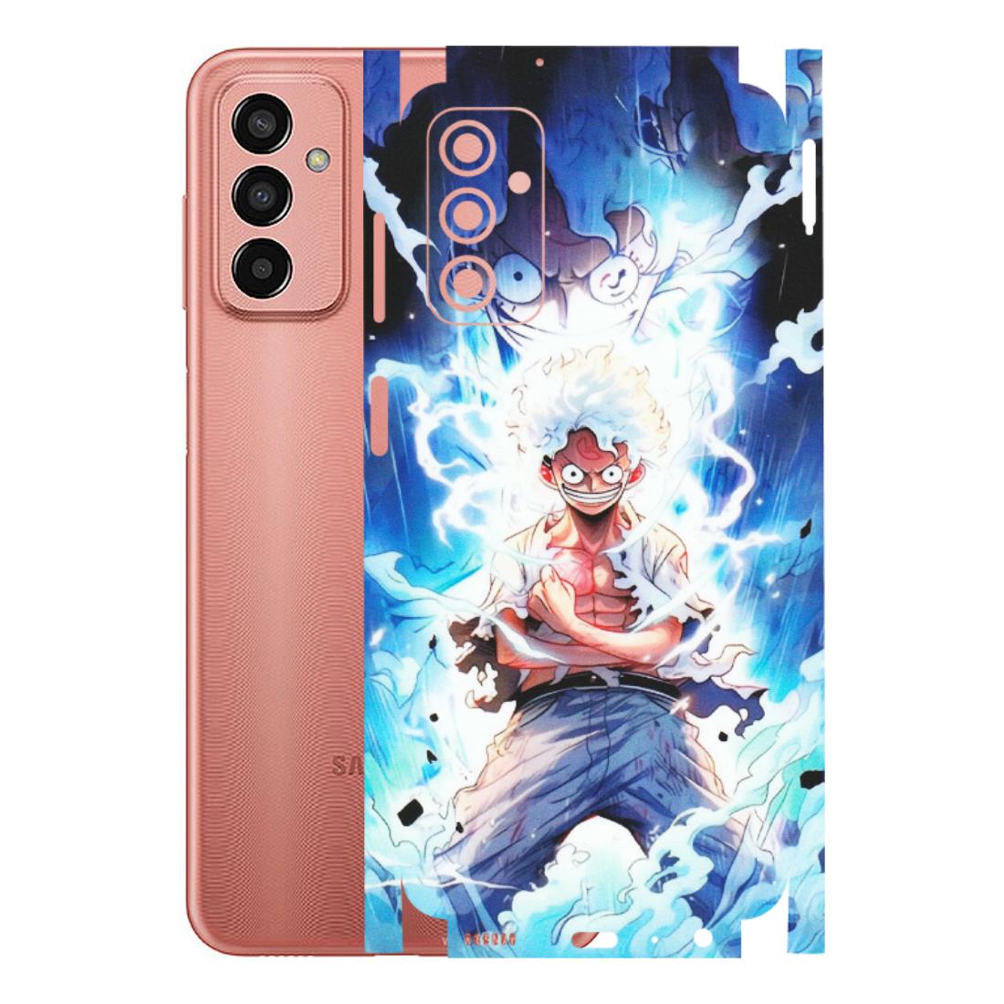 Samsung M/F/Note/Flip and C Phone Skins (All Models) - Blue Thunder Luffy Anime - Matte Finish (M-132) Samsung Galaxy F13