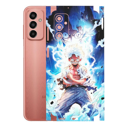 Samsung M/F/Note/Flip and C Phone Skins (All Models) - Blue Thunder Luffy Anime - Matte Finish (M-132) Samsung Galaxy F13