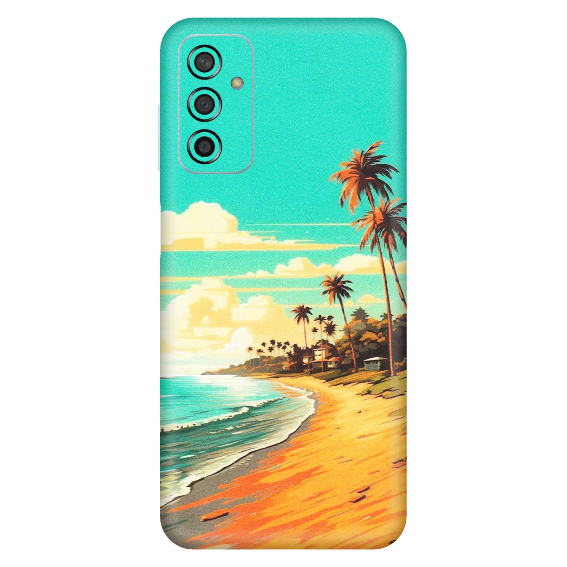 Samsung M/F/Note/Flip and C Phone Skins (All Models) - Miami Beach - Matte Finish (M-136) Samsung Galaxy F13