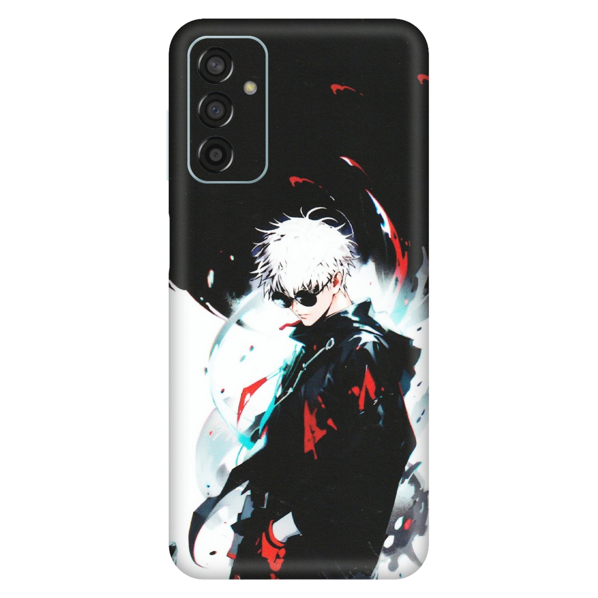 Samsung M/F/Note/Flip and C Phone Skins (All Models) - Gojo Powerful Charater Kaisen Anime - Matte Finish (M-144) Samsung Galaxy F13