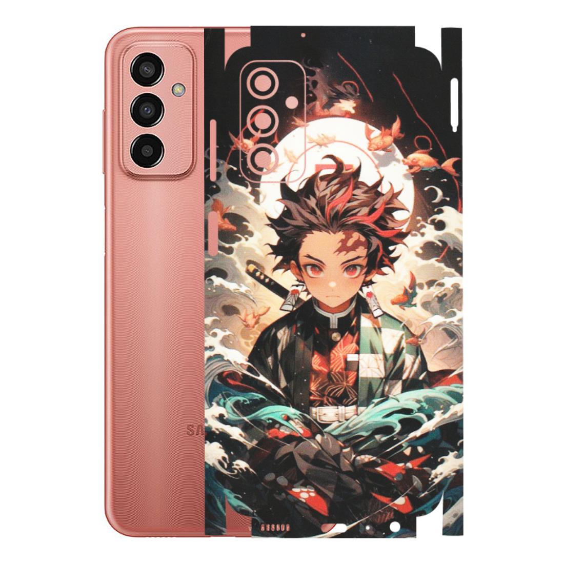 Samsung M/F/Note/Flip and C Phone Skins (All Models) - Tanjiro Demon Slayer Anime - Matte Finish (M-158) Samsung Galaxy F13