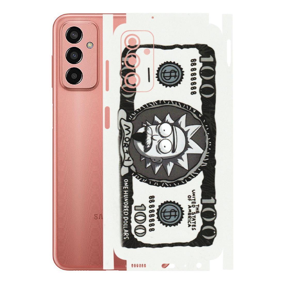 Samsung M/F/Note/Flip and C Phone Skins (All Models) - Rick And Morty Hundred Dollar Anime - Matte Finish (M-161) Samsung Galaxy F13