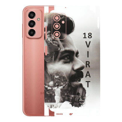 Samsung M/F/Note/Flip and C Phone Skins (All Models) - Virat Kohli Cricketer - Matte Finish (M-163) Samsung Galaxy F13