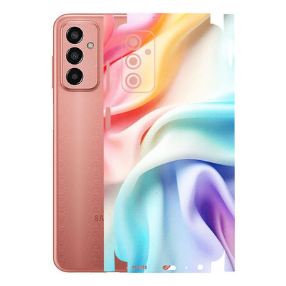Samsung M/F/Note/Flip and C Phone Skins (All Models) - Colourful Silk Cloth - Matte Finish (M-165) Samsung Galaxy F13