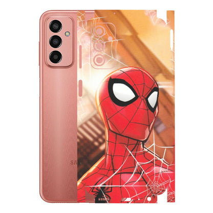 Samsung M/F/Note/Flip and C Phone Skins (All Models) - Spiderman Face New - Matte Finish (M-41) Samsung Galaxy F13