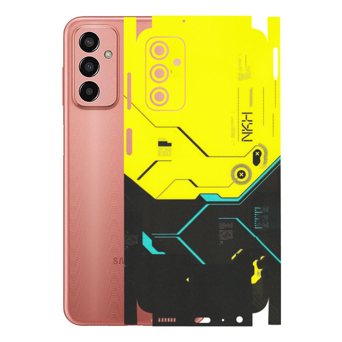 Samsung M/F/Note/Flip and C Phone Skins (All Models) - Black Yellow Technica - Matte Finish (M-53) Samsung Galaxy F13