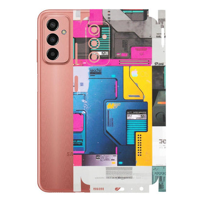 Samsung M/F/Note/Flip and C Phone Skins (All Models) - Colourfull Motherboard Internals - Matte Finish (M-55) Samsung Galaxy F13