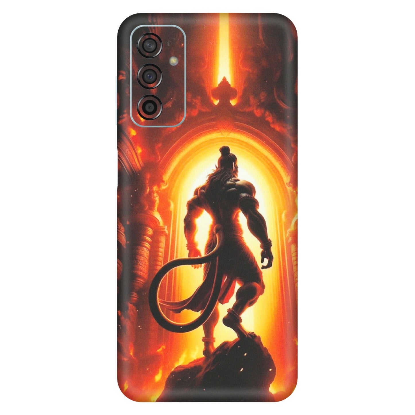 Samsung M/F/Note/Flip and C Phone Skins (All Models) - HanumanJi - Matte Finish (M-06) Samsung Galaxy F13